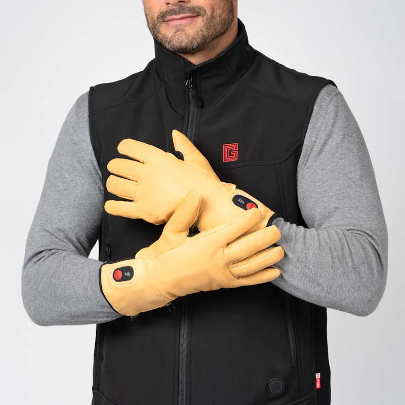Gants de travail chauffants avec batterie