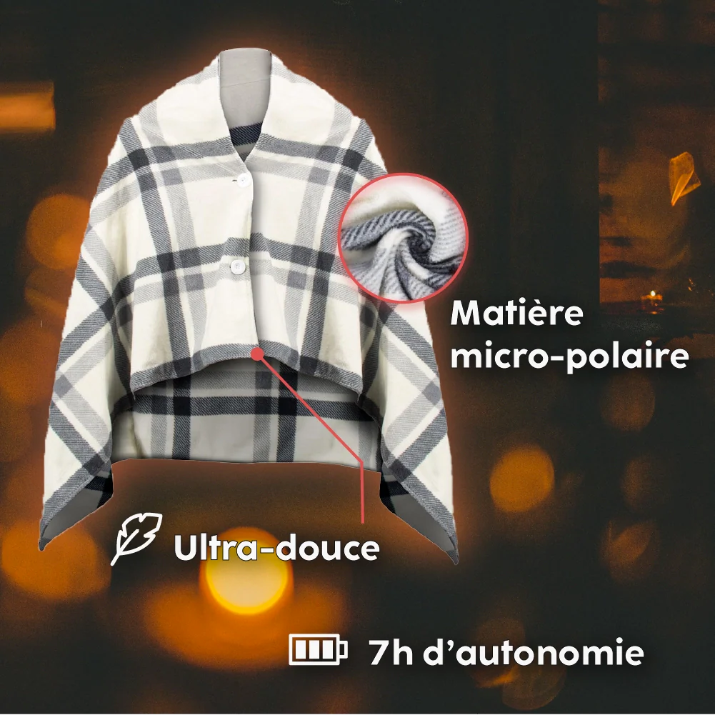 Couverture chauffante avec batterie