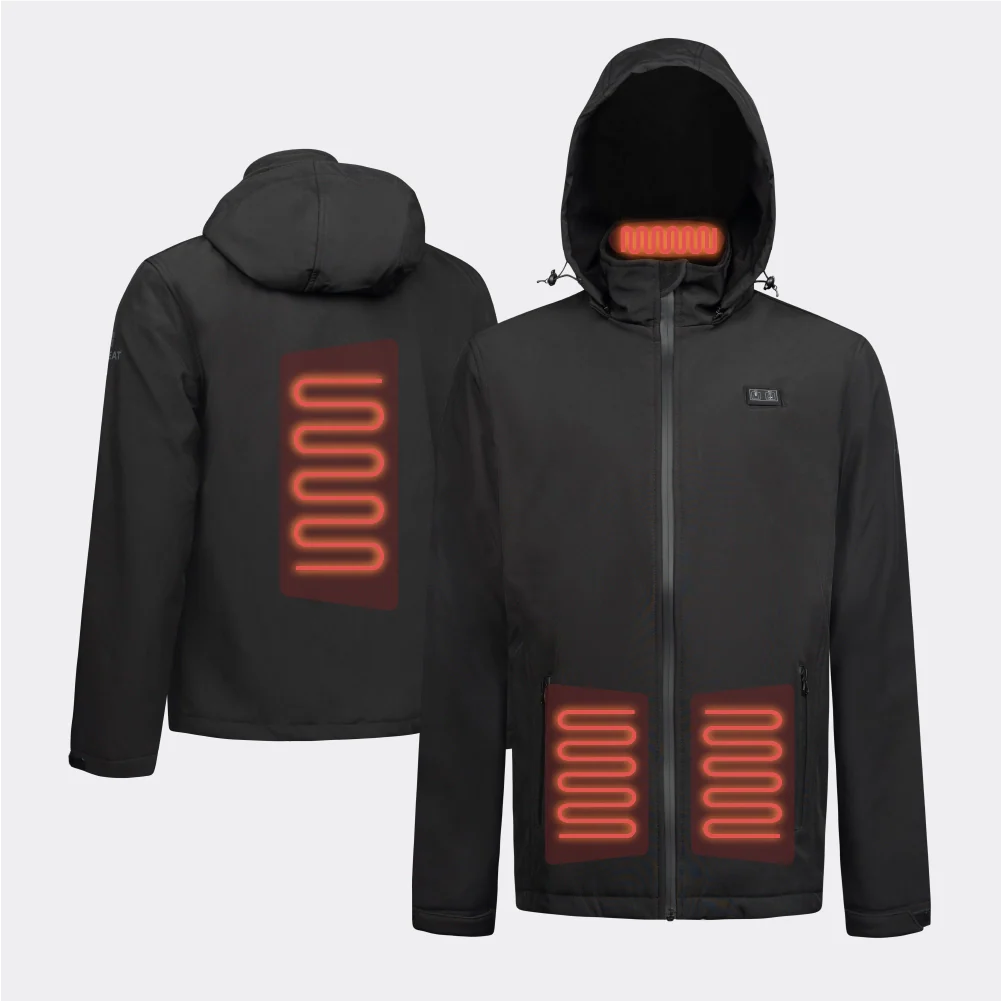 Veste softshell chauffante avec batterie