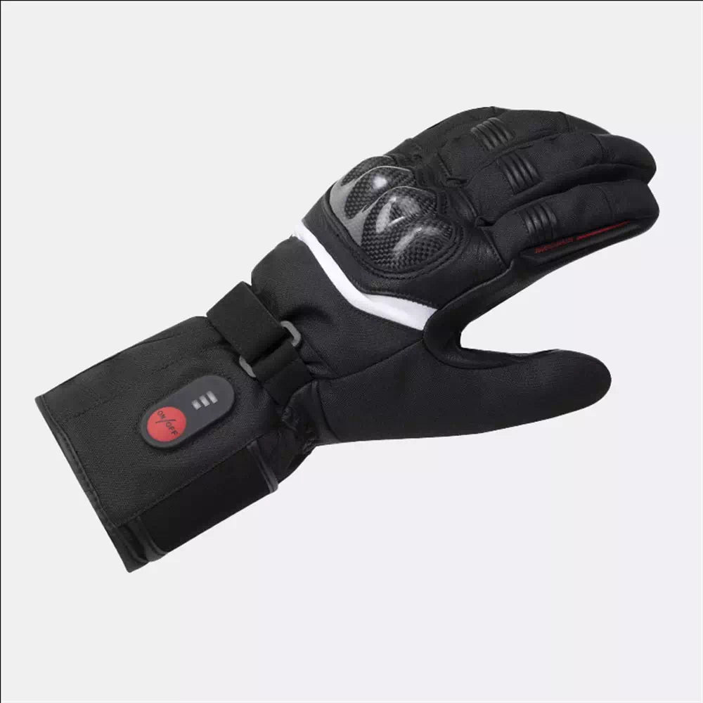 Gants moto chauffants RIDER avec batterie