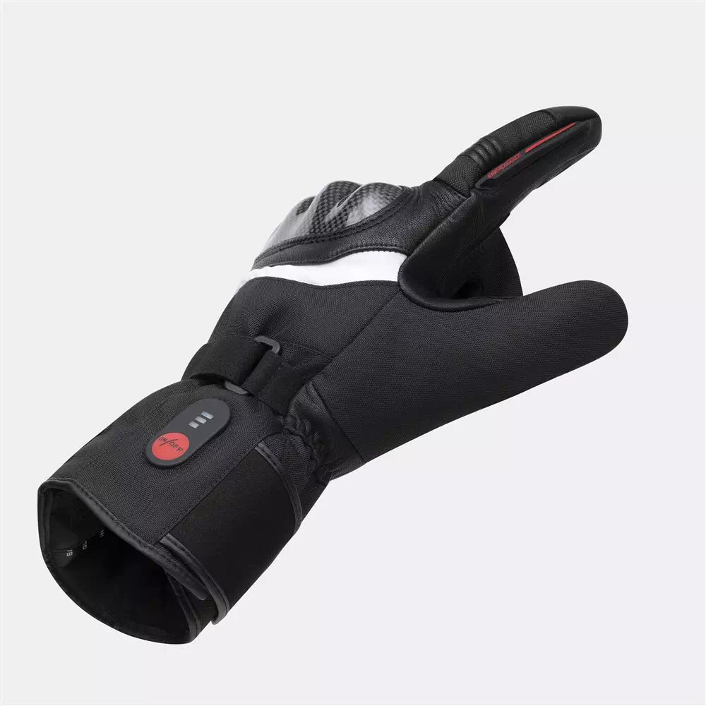 Gants moto chauffants RIDER avec batterie