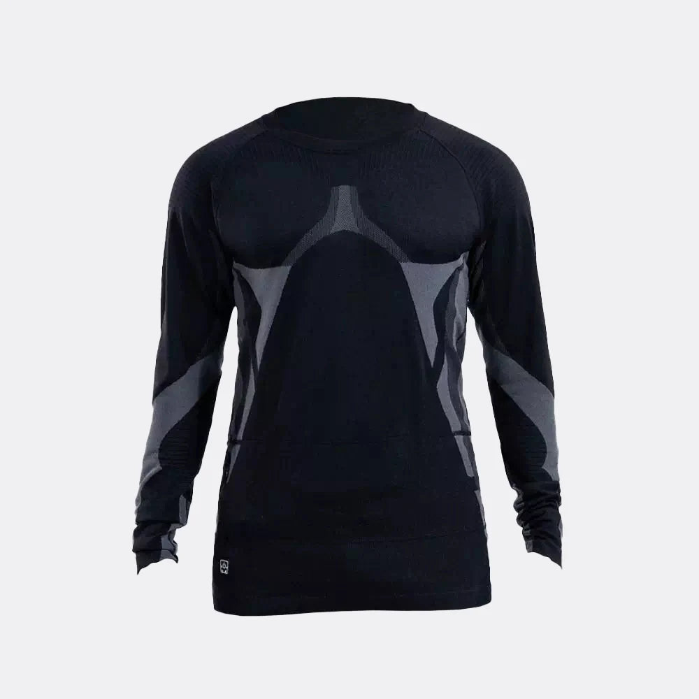 T-shirt seamless chauffant Manches Longues avec batterie