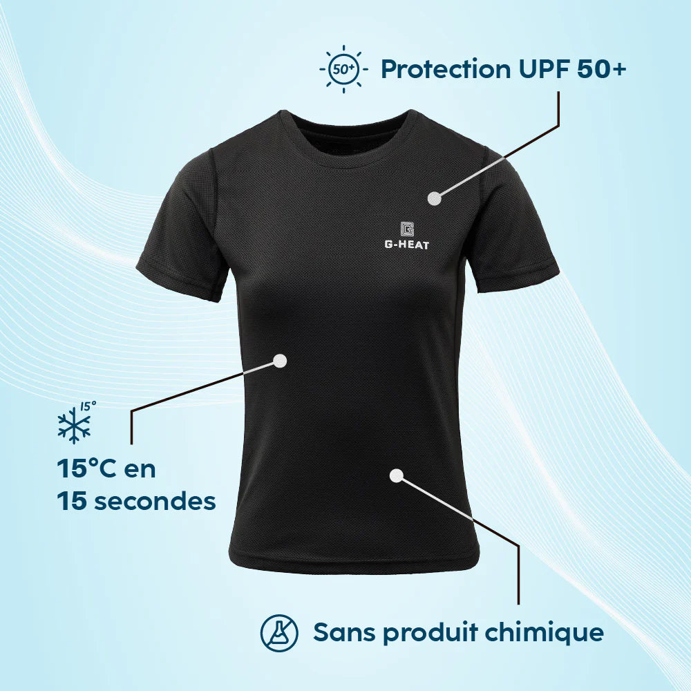 T-shirt rafraîchissant Anti UV femme