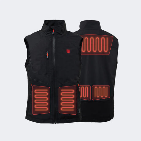 Gilet chauffant sport Homme gris avec batterie