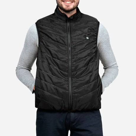 Veste chauffante sans manches avec batterie