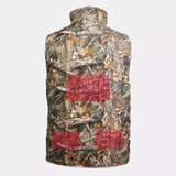 Gilet chauffant camouflage avec batterie