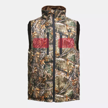 Gilet chauffant camouflage avec batterie