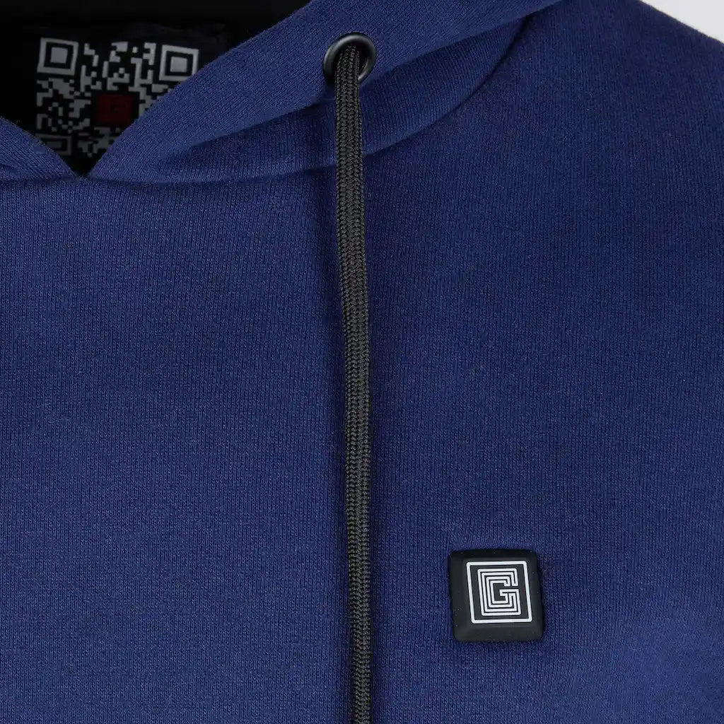 sweat chauffant à capuche avec batterie