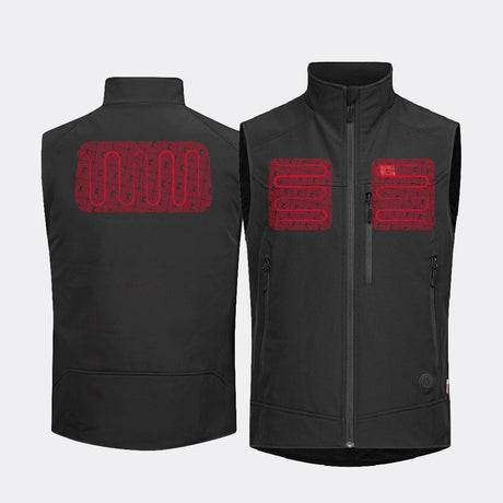 Gilet chauffant sans manches SOFTSHELL homme avec batterie