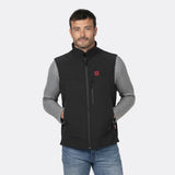 Gilet chauffant sans manches SOFTSHELL homme avec batterie