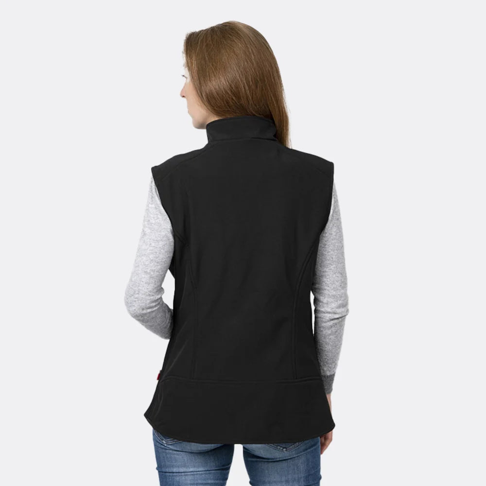 Gilet chauffant sans manches SOFTSHELL femme avec batterie