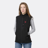 Gilet chauffant sans manches SOFTSHELL femme avec batterie