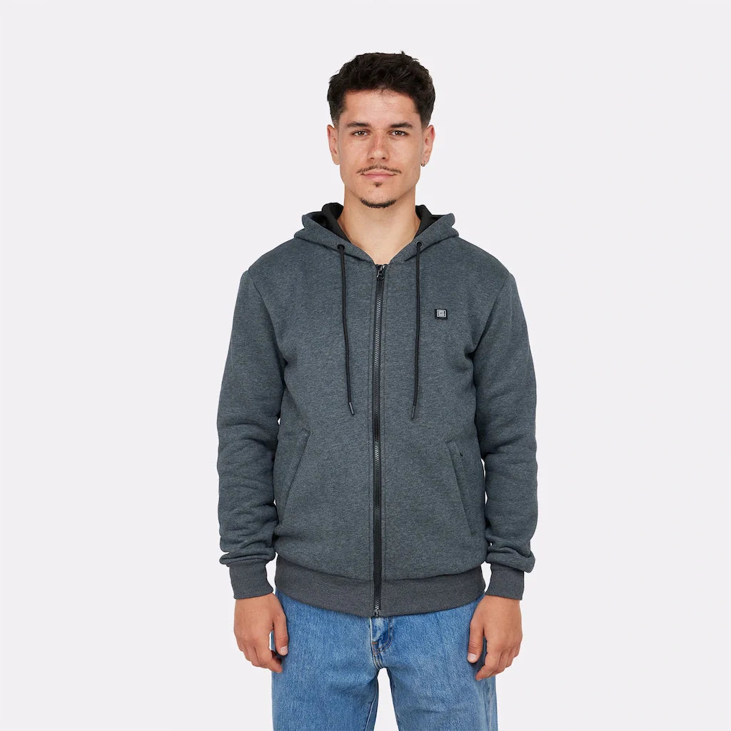 Sweat chauffant zippé avec batterie
