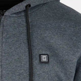 Sweat chauffant zippé avec batterie