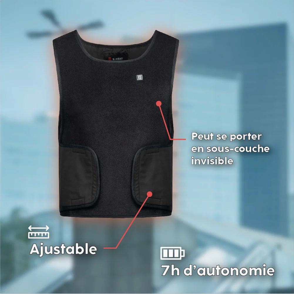 Gilet warm active avec batterie