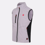 Gilet chauffant sport Homme gris avec batterie