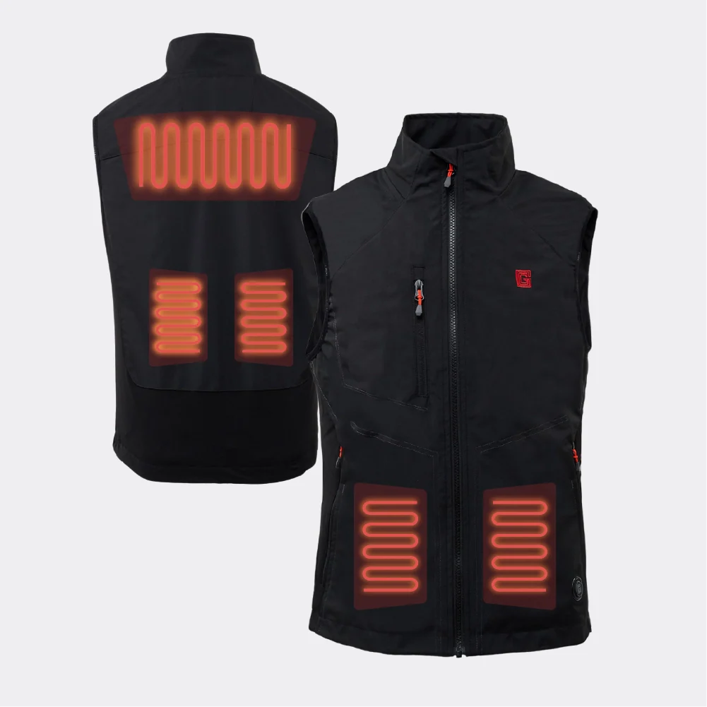 Gilet chauffant sport Homme avec batterie