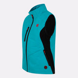 Gilet sport Femme bleu avec batterie