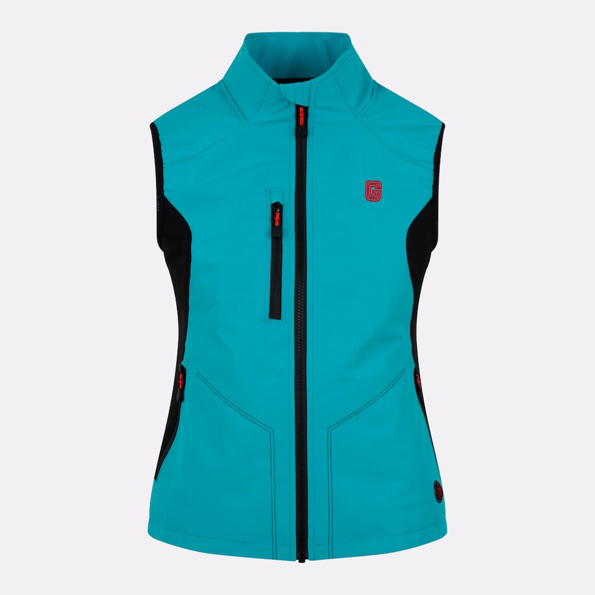 Gilet sport Femme bleu avec batterie