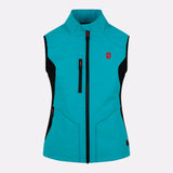 Gilet sport Femme bleu avec batterie