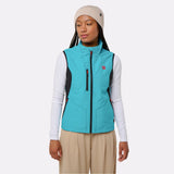 Gilet sport Femme bleu avec batterie