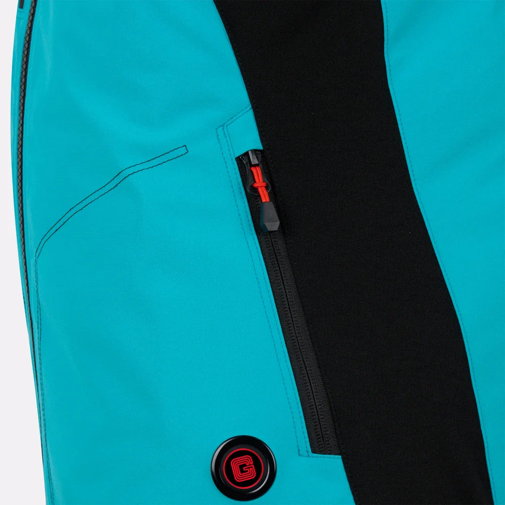 Gilet sport Femme bleu avec batterie