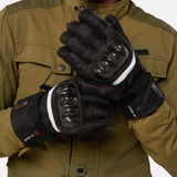 Gants moto chauffants RIDER avec batterie