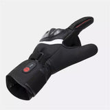Gants moto chauffants RIDER avec batterie