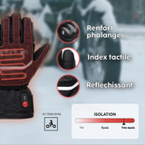 Gants moto chauffants RIDER avec batterie