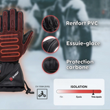 Gants moto chauffants ALLROADS + avec batterie