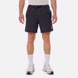 Short noir de sport rafraîchissant pour homme de face