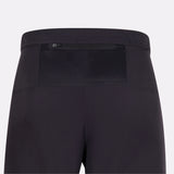 Short noir de sport rafraîchissant pour homme de dos