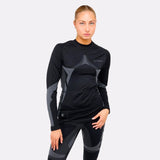 T-shirt seamless chauffant Manches Longues avec batterie