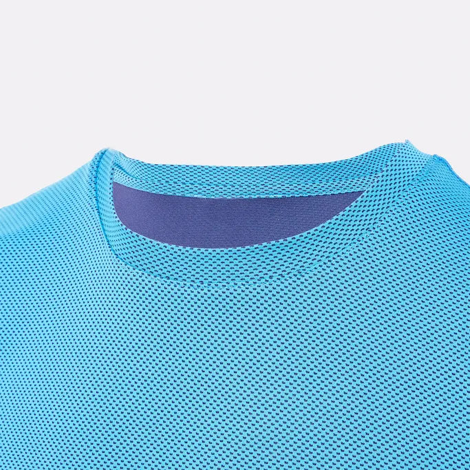 T-shirt rafraîchissant sport femme bleu