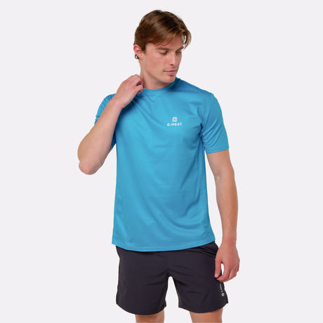 T-shirt rafraîchissant sport homme bleu