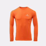 T-shirt rafraîchissant manches longues Anti UV Homme ORANGE