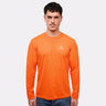 T-shirt rafraîchissant manches longues Anti UV Homme ORANGE