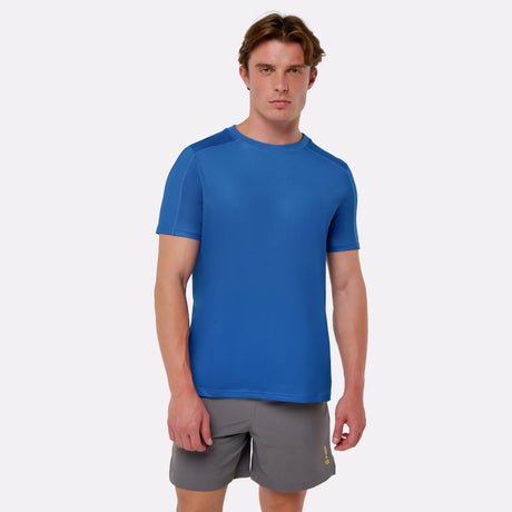 T-shirt rafraîchissant sport bleu pour homme