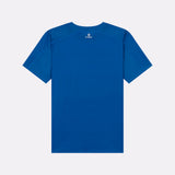 T-shirt rafraîchissant sport bleu pour homme de dos