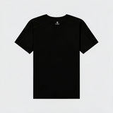 T-shirt rafraîchissant sport noir pour homme de dos
