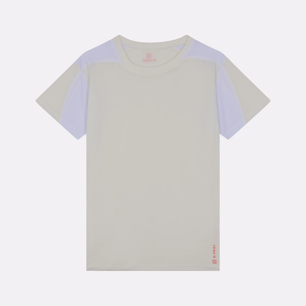 T-shirt rafraîchissant sport blanc pour femme de face