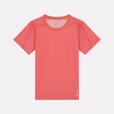 T-shirt rafraîchissant sport corail pour femme de face