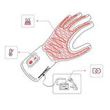 Sous-gants chauffants avec batterie