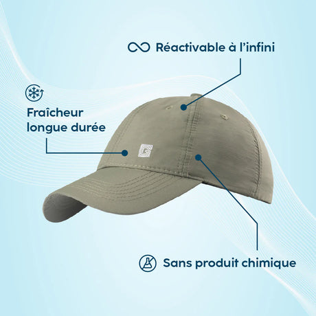 Casquette rafraîchissante