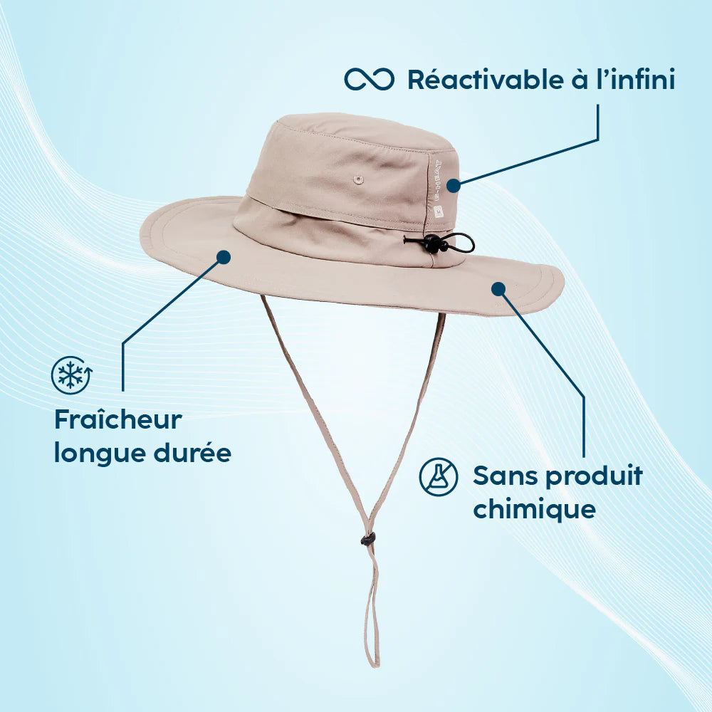 Chapeau rafraîchissant anti UV