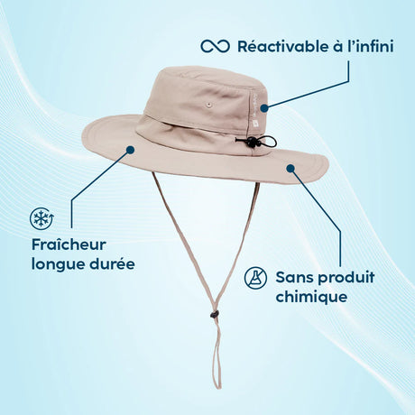 Chapeau rafraîchissant anti UV
